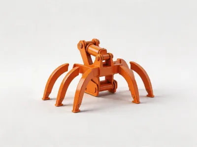Grapple tines